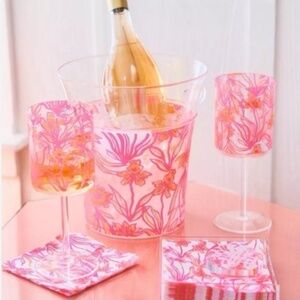 Lilly Pulitzer Bottle Chiller Tumbler Napkin Set